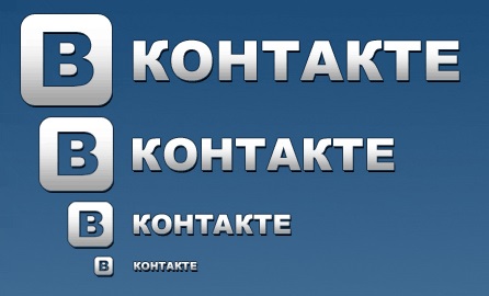 Шрифт ВКонтакте – PSD исходник для программы Photoshop