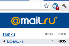 Mail.ru Checker 1.9.1 - счётчик новых сообщений для почтового сервиса mail.ru