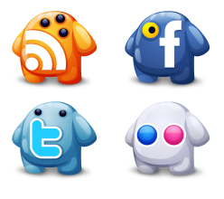 Иконки Social Creatures от Fasticon