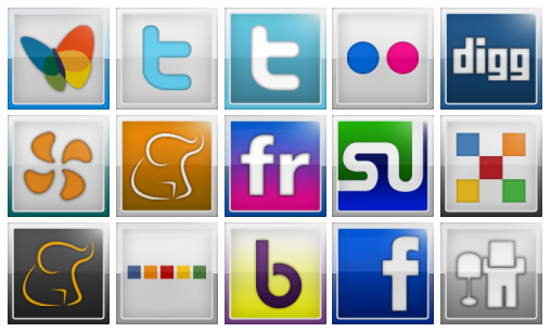 Иконки Studiom 6 Social Icons от Studiom