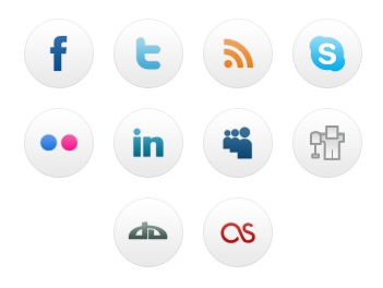 Иконки Smoothies Social Media Icons от Mushin Design
