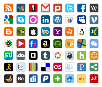 Иконки 32 Pixel Social Media Icons от Leslie Nayibe