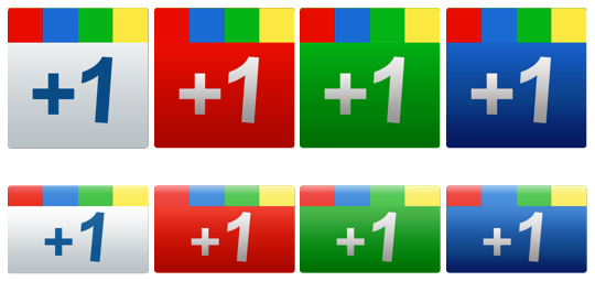 Иконки Google +1 Icons от Nataly - иконки +1 в стиле GooglePlus