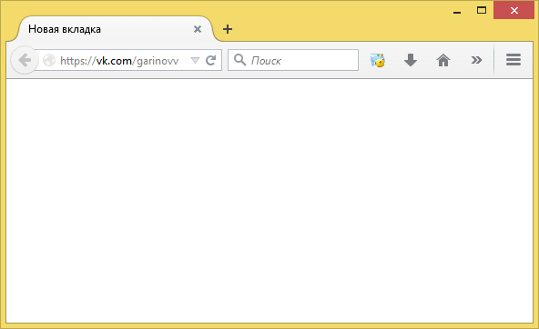 Пустая страница при входе во ВКонтакте как результат блокировки доступа через Avast