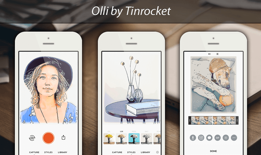 Мобильный фоторедактор Olli by Tinrocket