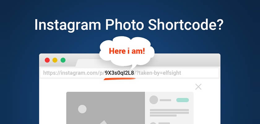 Как получить shortcode фотографии в инстаграм
