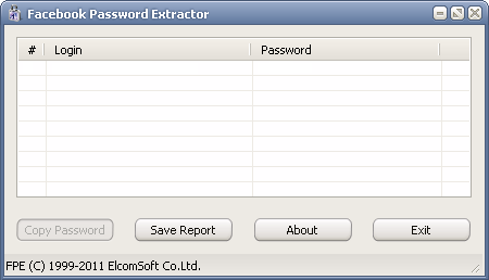 Facebook Password Extractor 2.0.306 - извлекаем пароли из браузеров