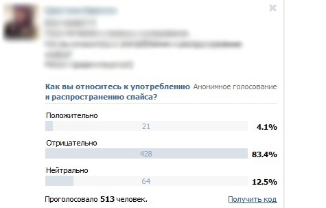 Как переголосовать в опросе ВКонтакте