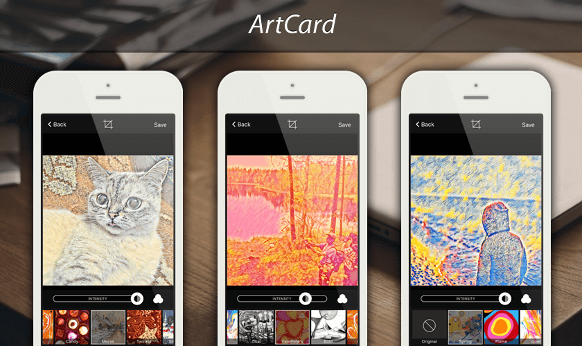 Мобильный фоторедактор ArtCard
