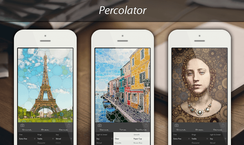Мобильный фоторедактор Percolator