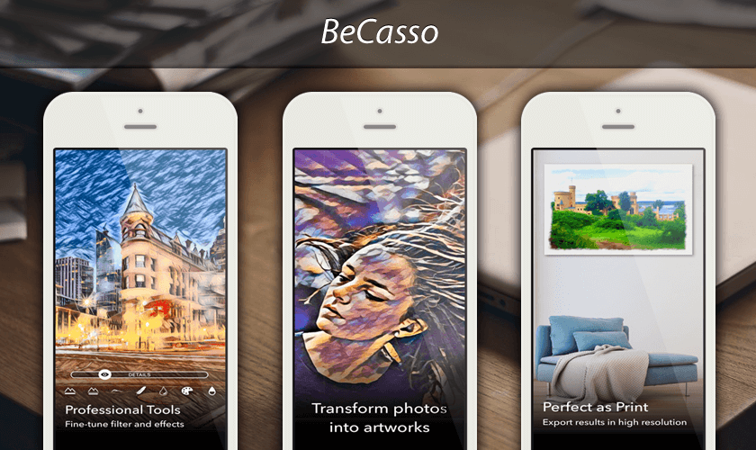 Мобильный фоторедактор BeCasso