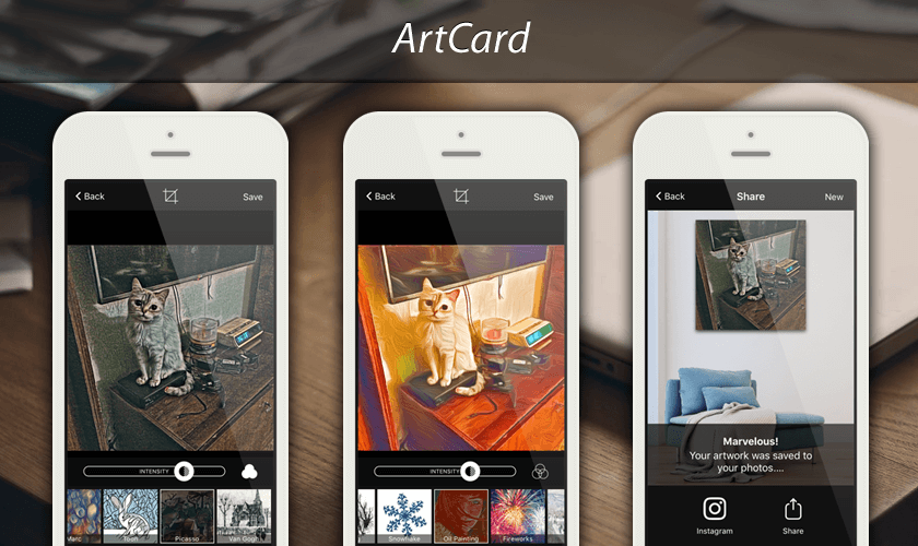 Мобильный фоторедактор ArtCard