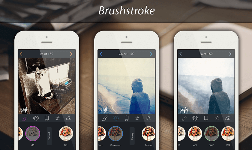 Мобильный фоторедактор Brushstroke