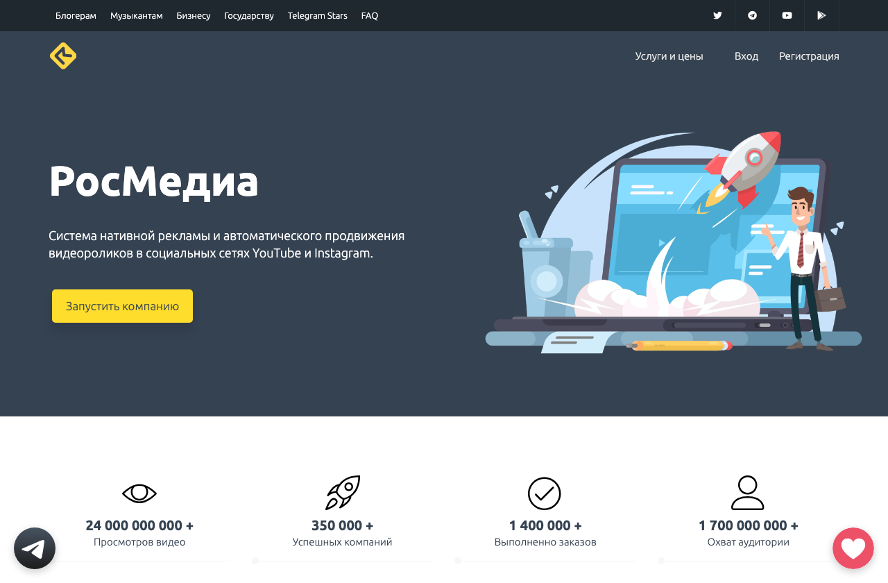 Рос.Медиа — система продвижения видео